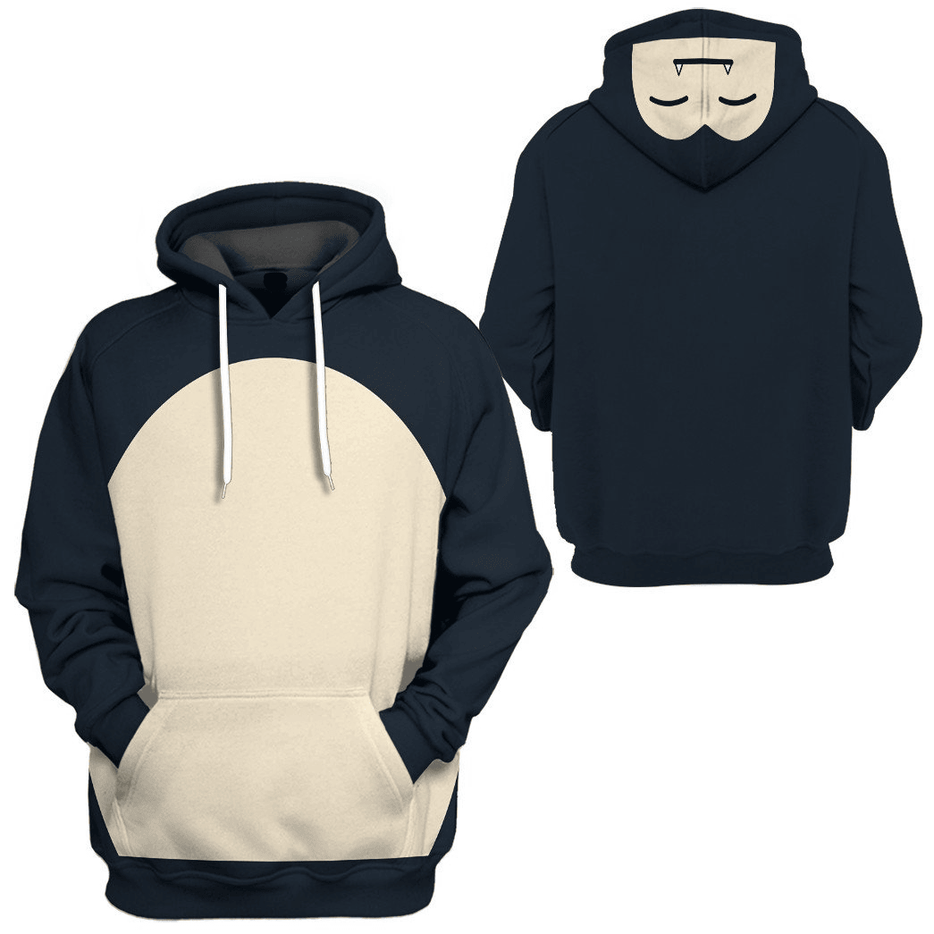 Pokemon Hoodie Snorlax Pokemon Cosplay T-Shirt Colorful Unisex Adults New Release - Trendy Gift For Men & Women