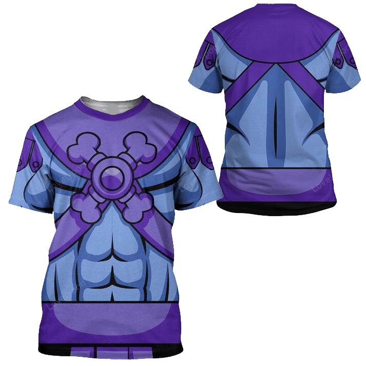 He-Man And The Masters Of The Universe Hoodie Master Of The Universe Skeletor Cartoon Custome T-Shirt Blue Purple Unisex - Trendy Gift For Men & Women