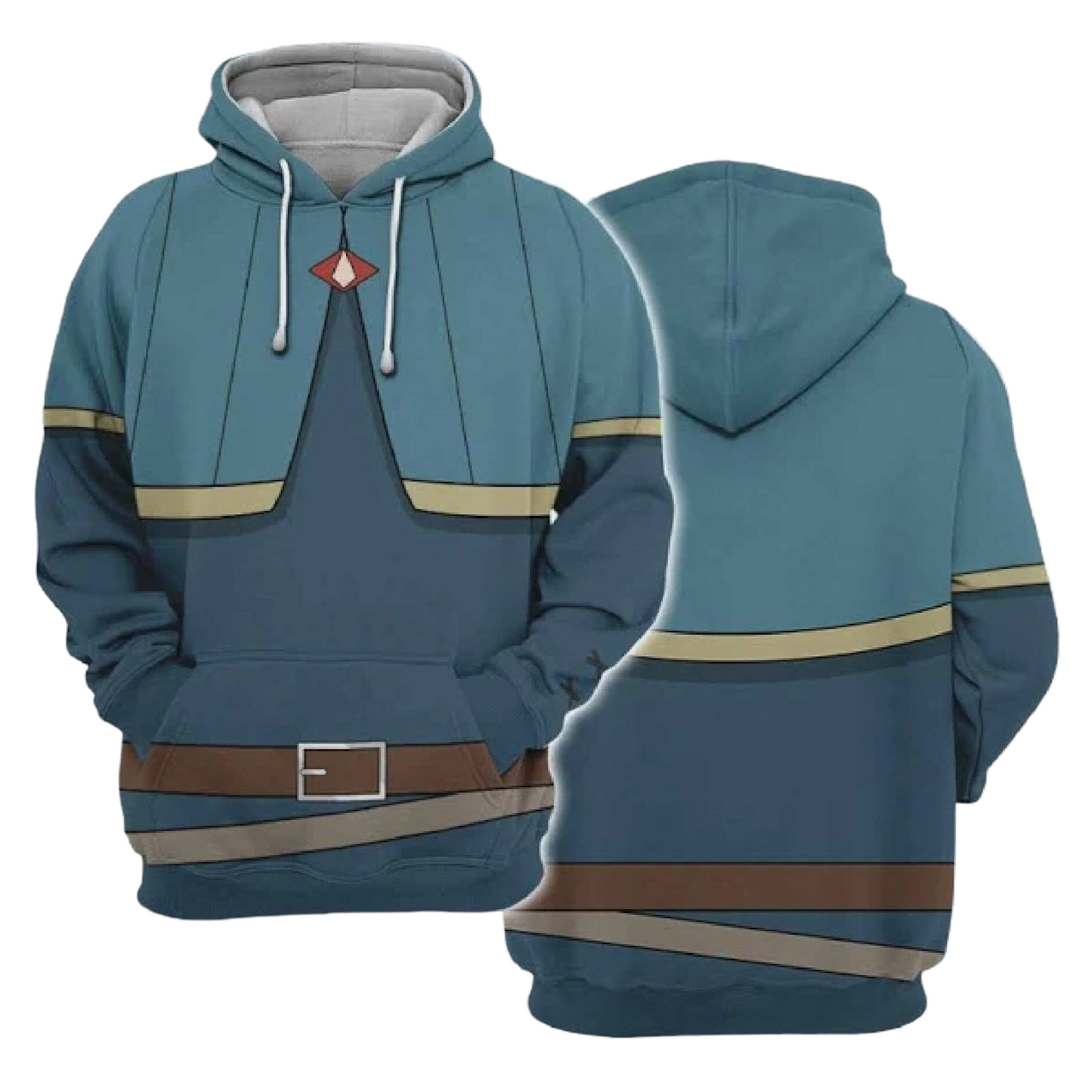 Delicious In Dungeon Hoodie Donato Marcille Mage Costume Hoodie Blue Unisex - Cozy Hoodie For Cold Weather