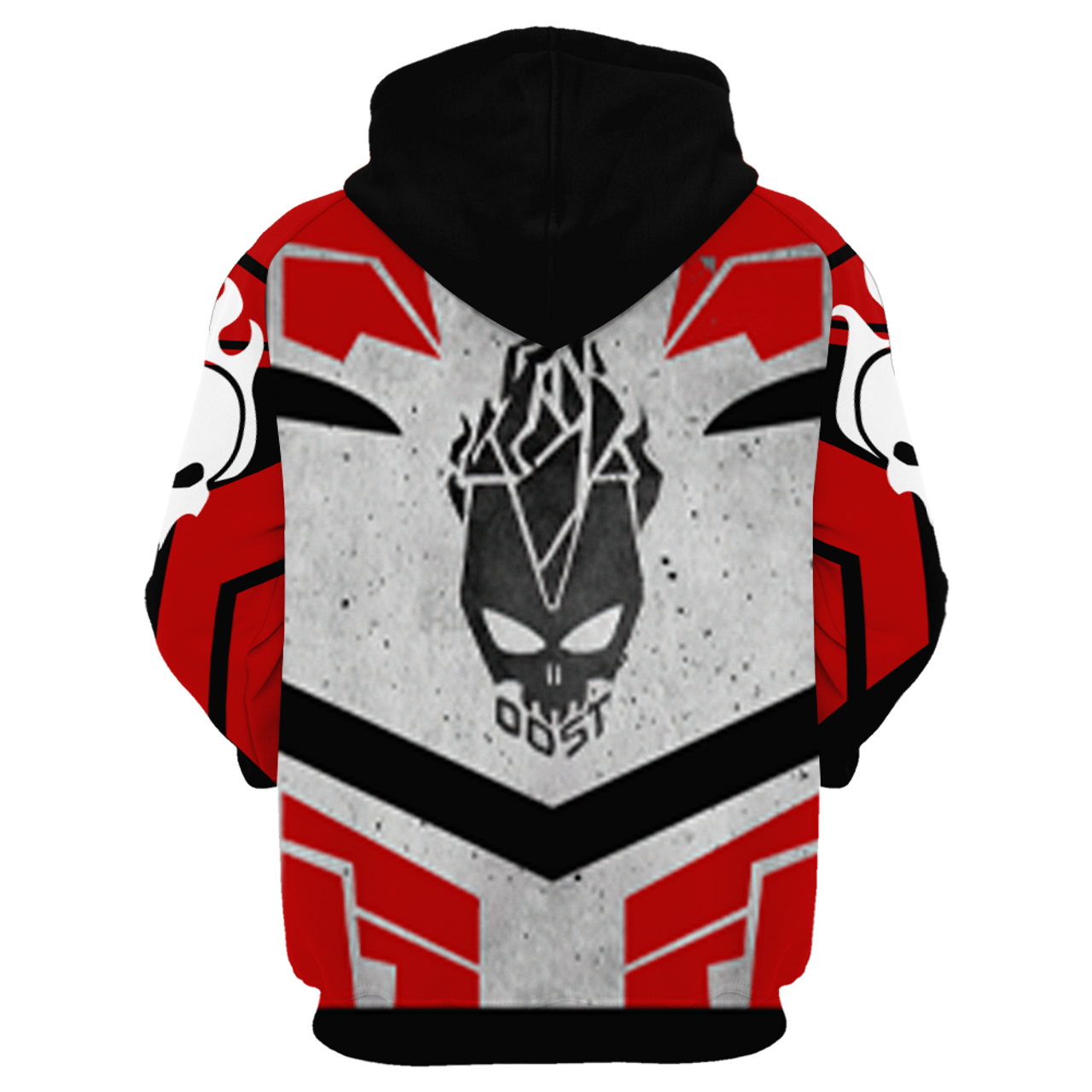 Halo Hoodie Halo 3 Odst Symbol Hoodie Red Gray Unisex - Cozy Hoodie For Cold Weather