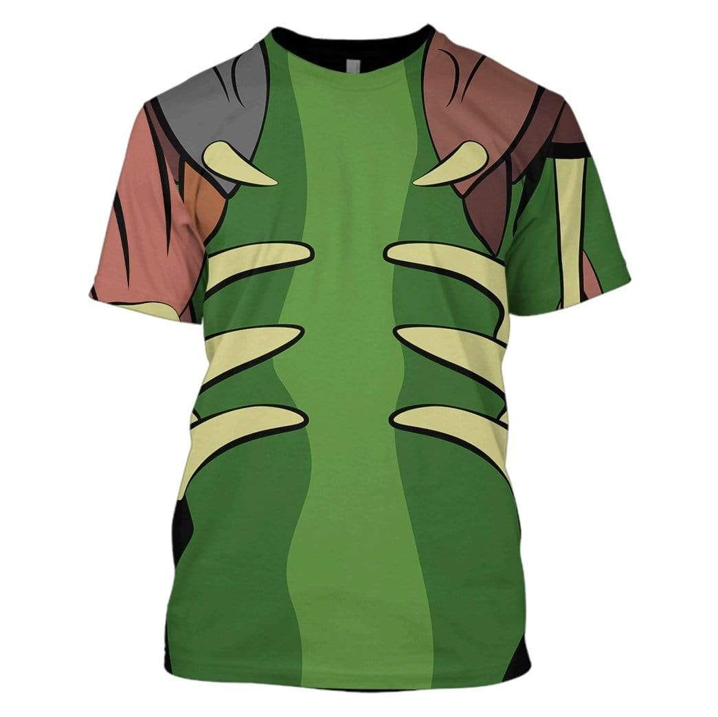 Rick And Morty T-shirt Pickle Rick Costume Green T-shirt Hoodie Apparel For Fan