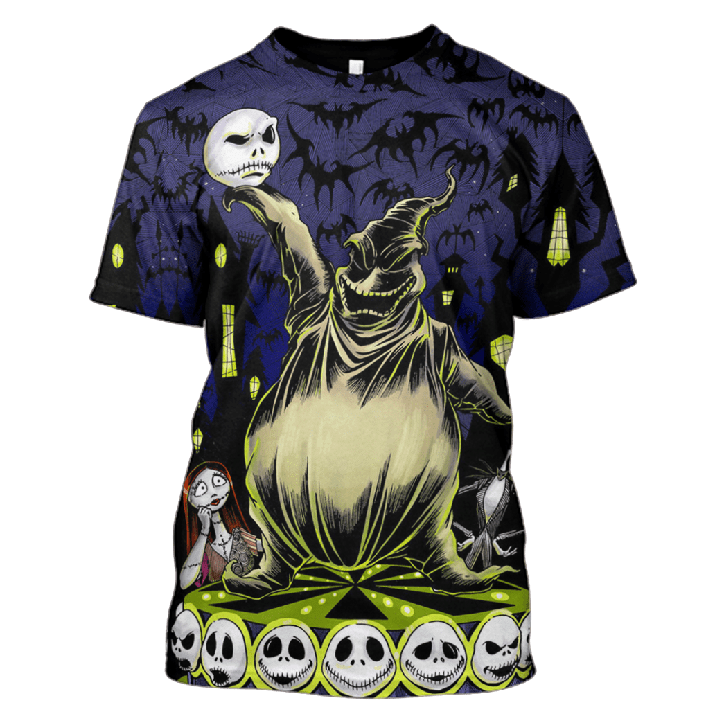 TNBC T-shirt Oogie Boogie Holding Jack Head Hoodie