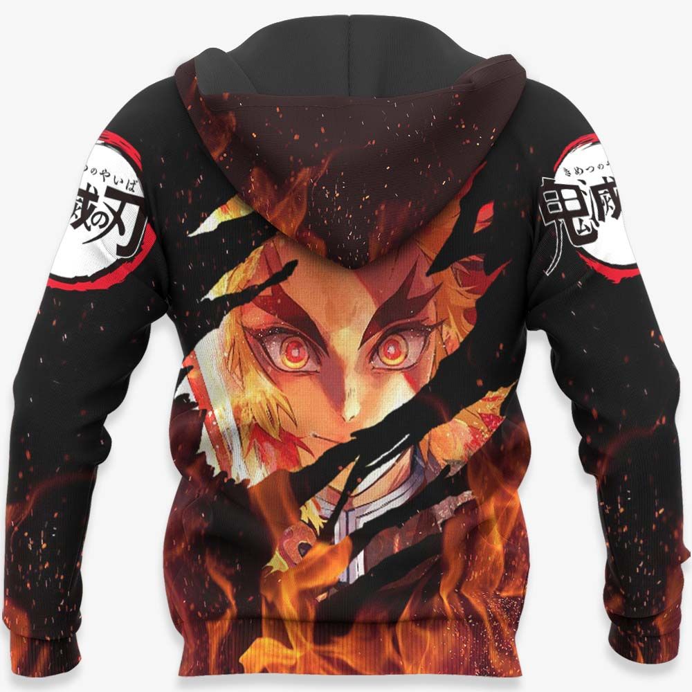 Demon Slayer Hoodie Tanjiro Water Breathing Green Hoodie Kimetsu No Yaiba Hoodie Demon Slayer Apparel