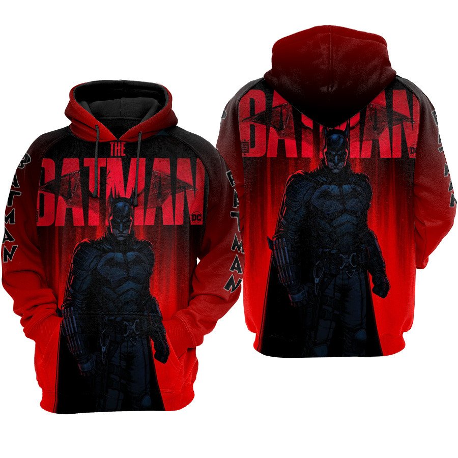 Batman Hoodie The Batman DC Red Hoodie