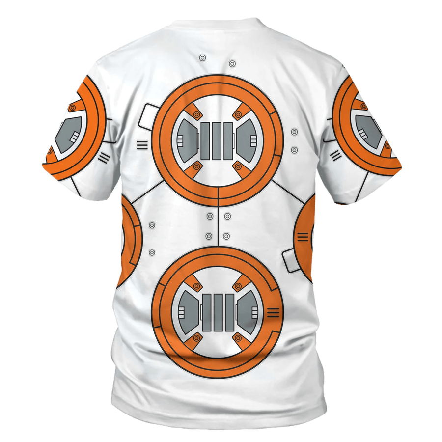 Stwa BB 8 Robot Costume T-Shirt For Men And Women