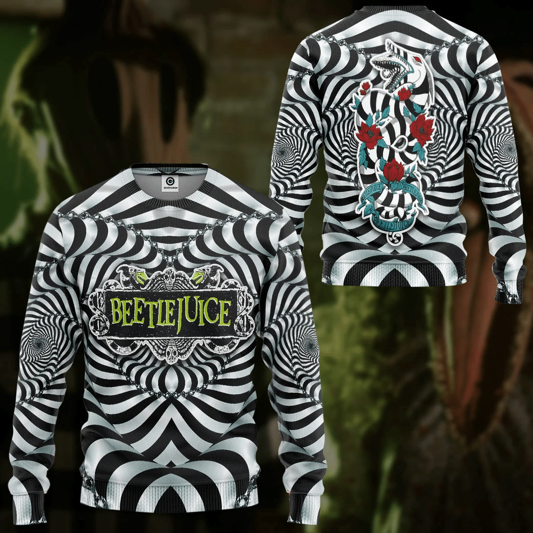 Beetlejuice Sandworm Custom Hoodie QT206170Hf