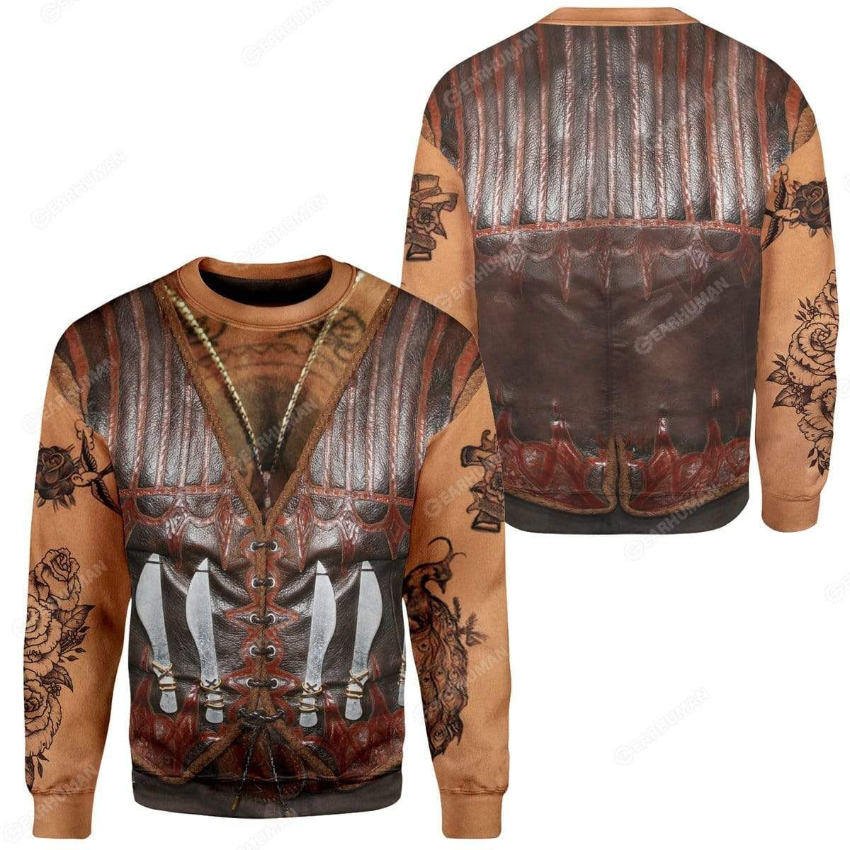 Custom Cosplay Costume Danny Trejo Zip Hoodie Sweatshirt QT302506Hg