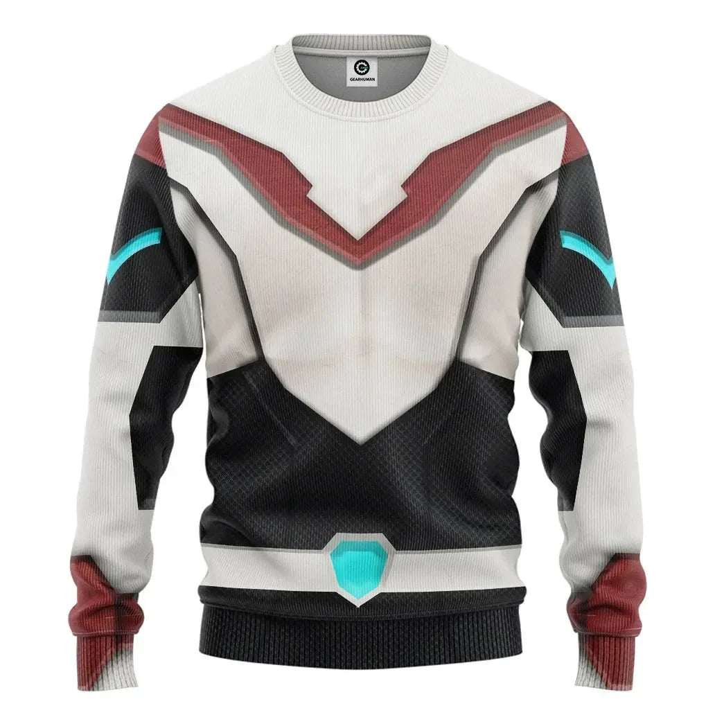 Voltron Legendary Defender Keith Kogane Armor Cosplay Costume Tshirt Hoodie QT210471Hc