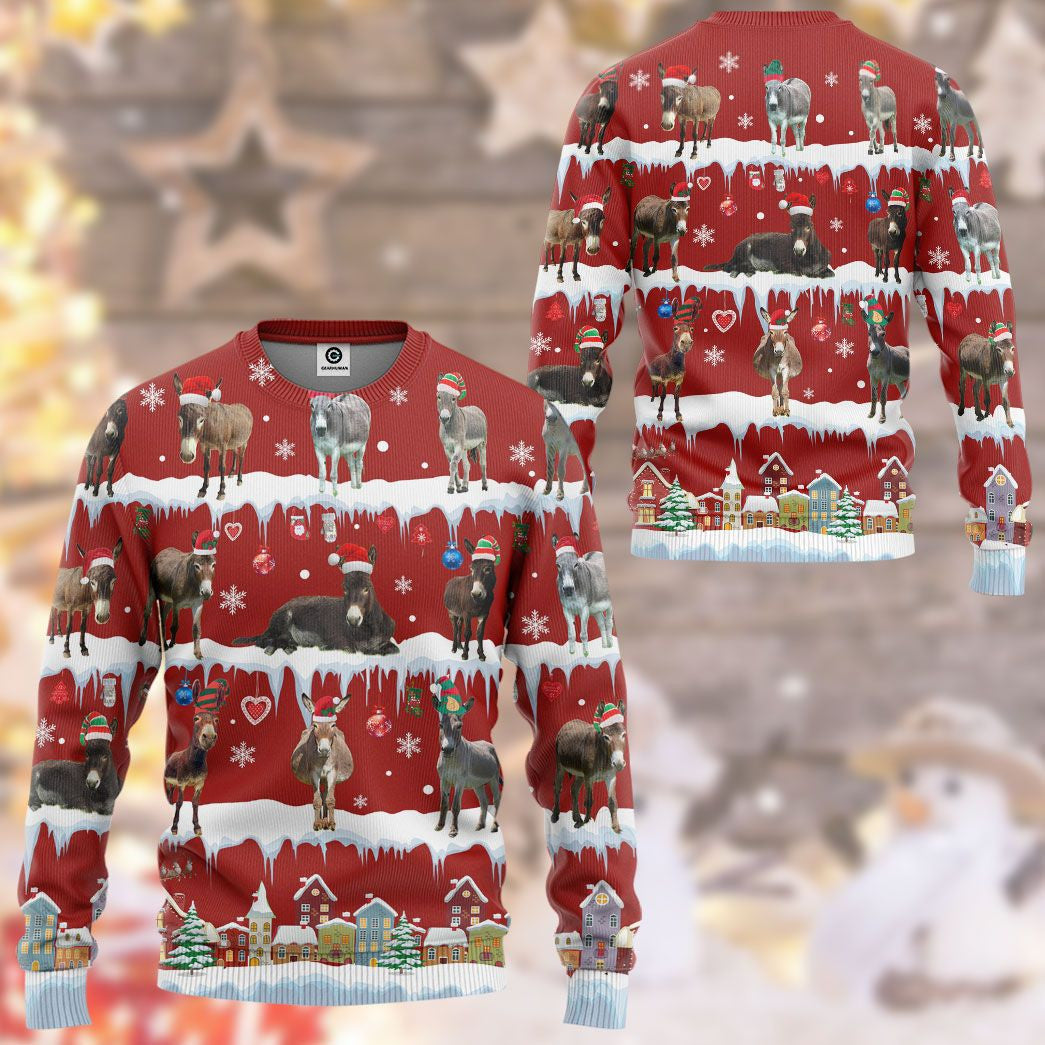 Donkey Christmas - Custom Hoodie QT211207