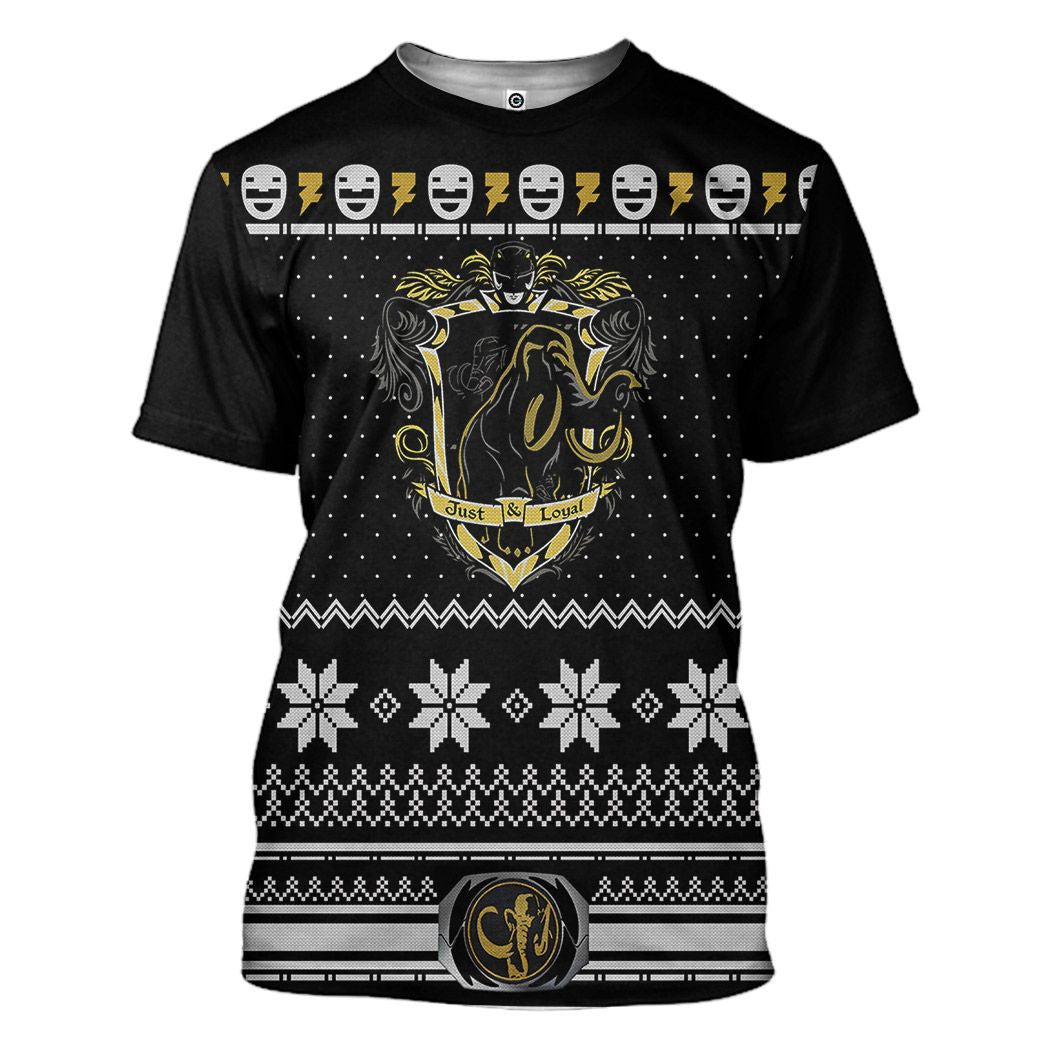Black Power Ranger Christmas Custom Tshirt Hoodie QT212266Hc