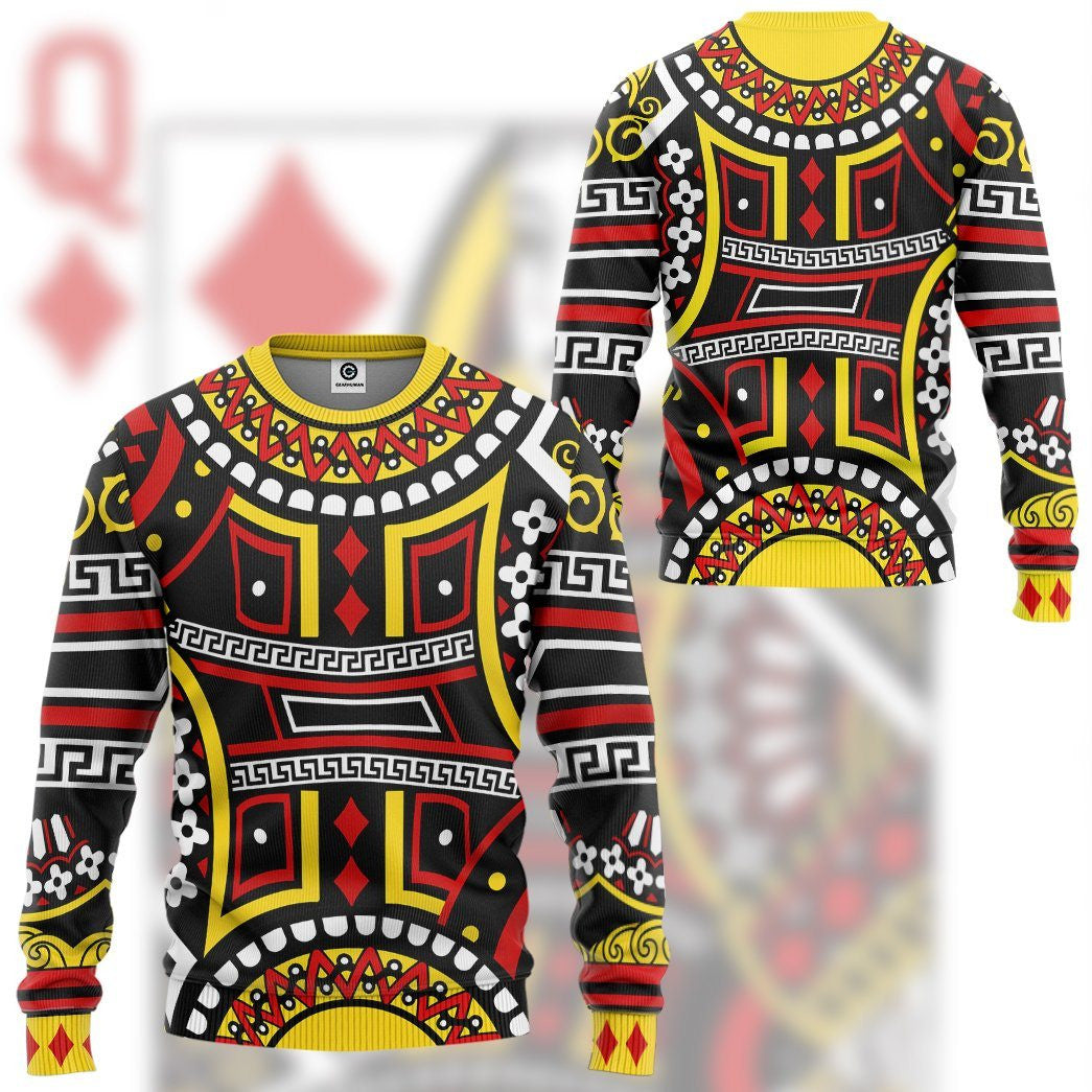 Queen of Diamonds Rachel - Cosplay Costume Hoodie QT309052