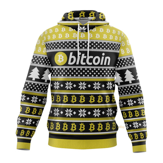 Bitcoin Christmas Custom Cosplay Hoodie Apparel QT212309Hf