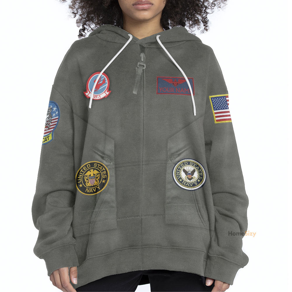 Top Gun Pete Maverick Mitchell - Cosplay Costume Hoodie QT205072