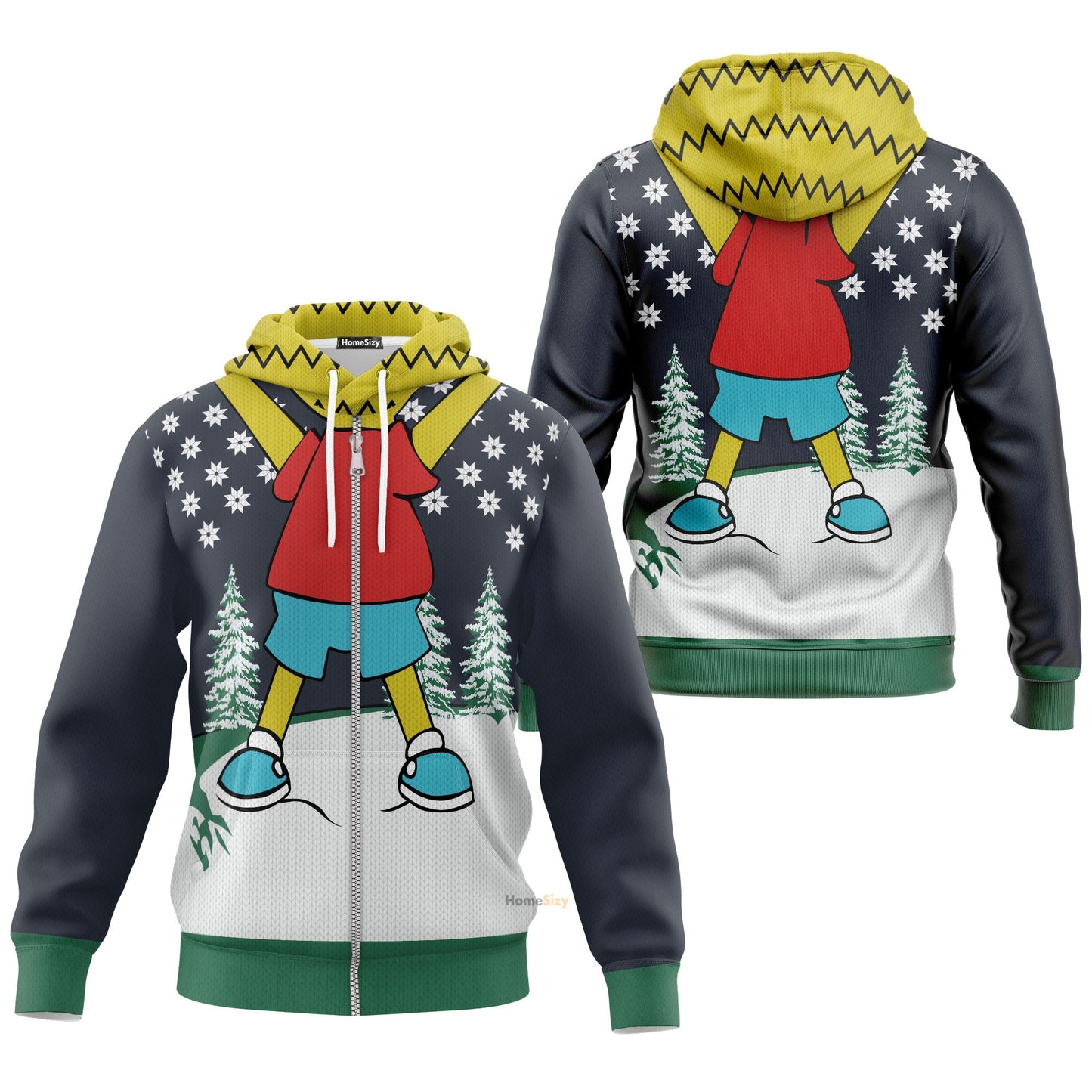 Custom Cosplay Costume Hoodie Bart Simpsons QT211187Hf