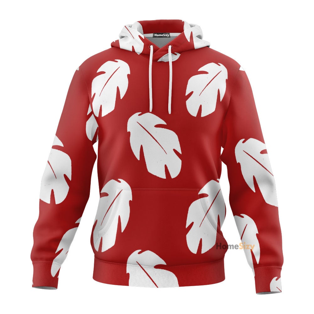 Lilo Hawaiian Floral Leaves Custom Tshirt Hoodie QT207012Hf
