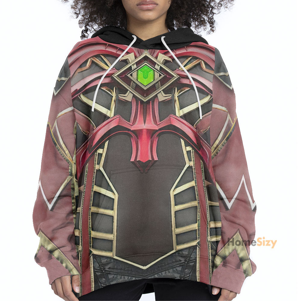 Mortal Kombat Ermac Custom Cosplay Costume Hoodie QT211247Tf