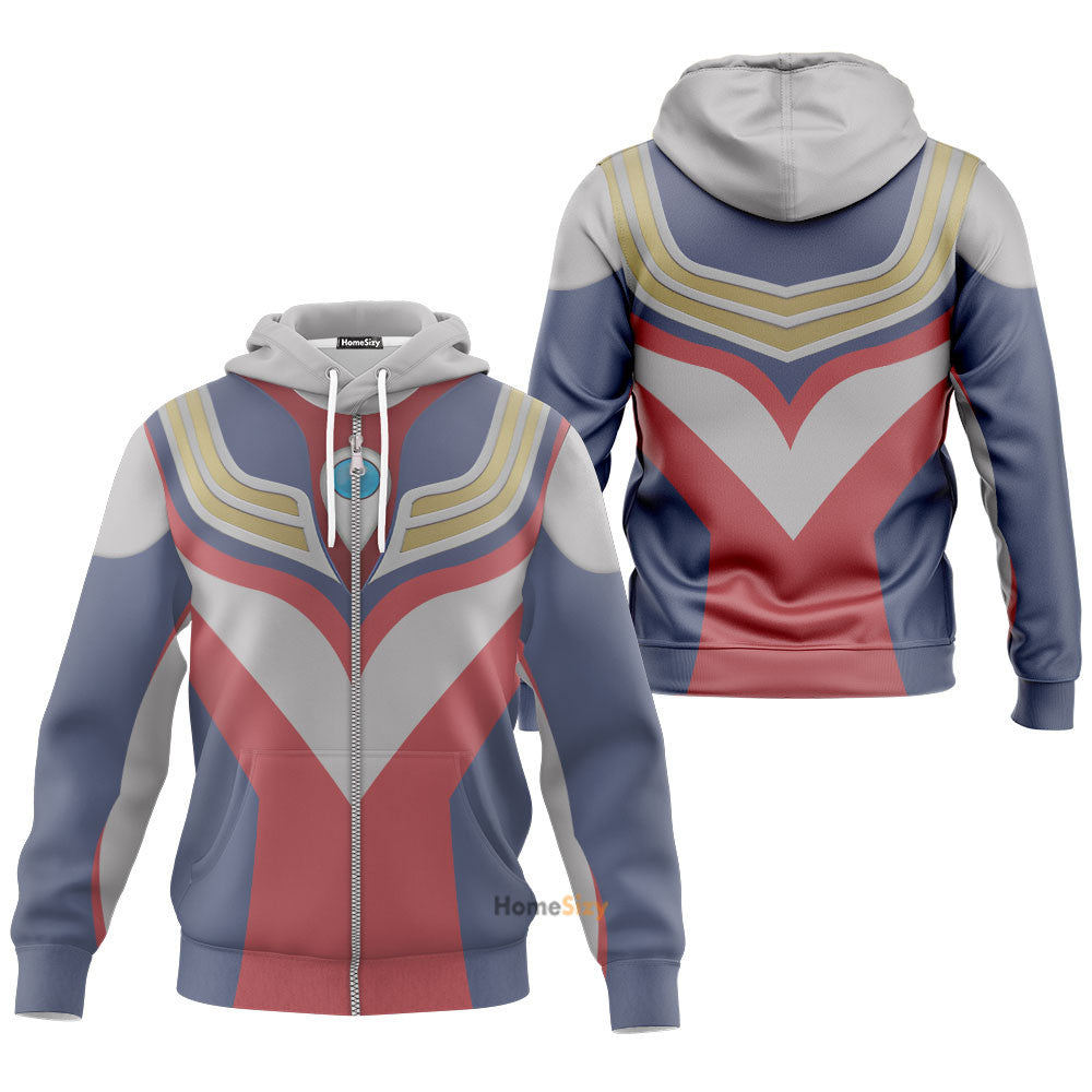 Ultraman Tiga Custom Cosplay Costume Hoodie QT302488Hc