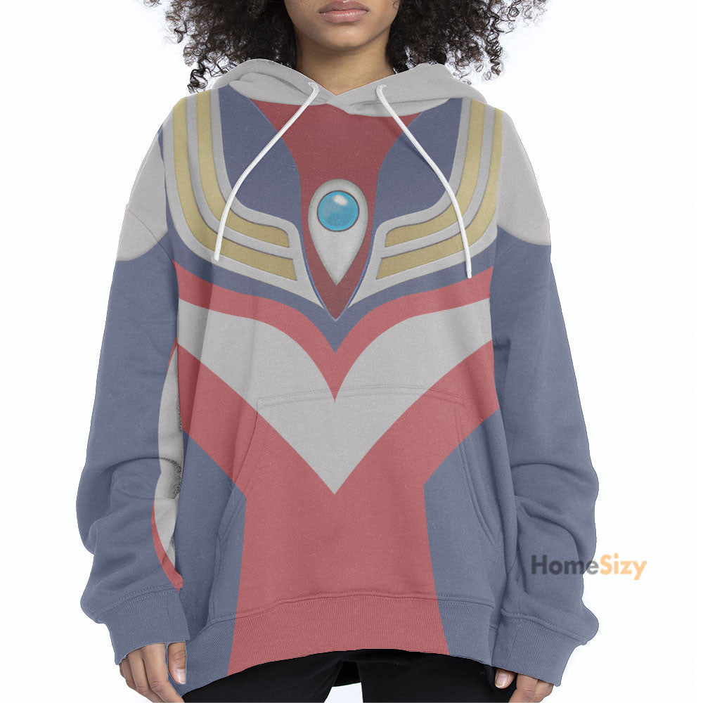 Ultraman Tiga Custom Cosplay Costume Hoodie QT302488Hc