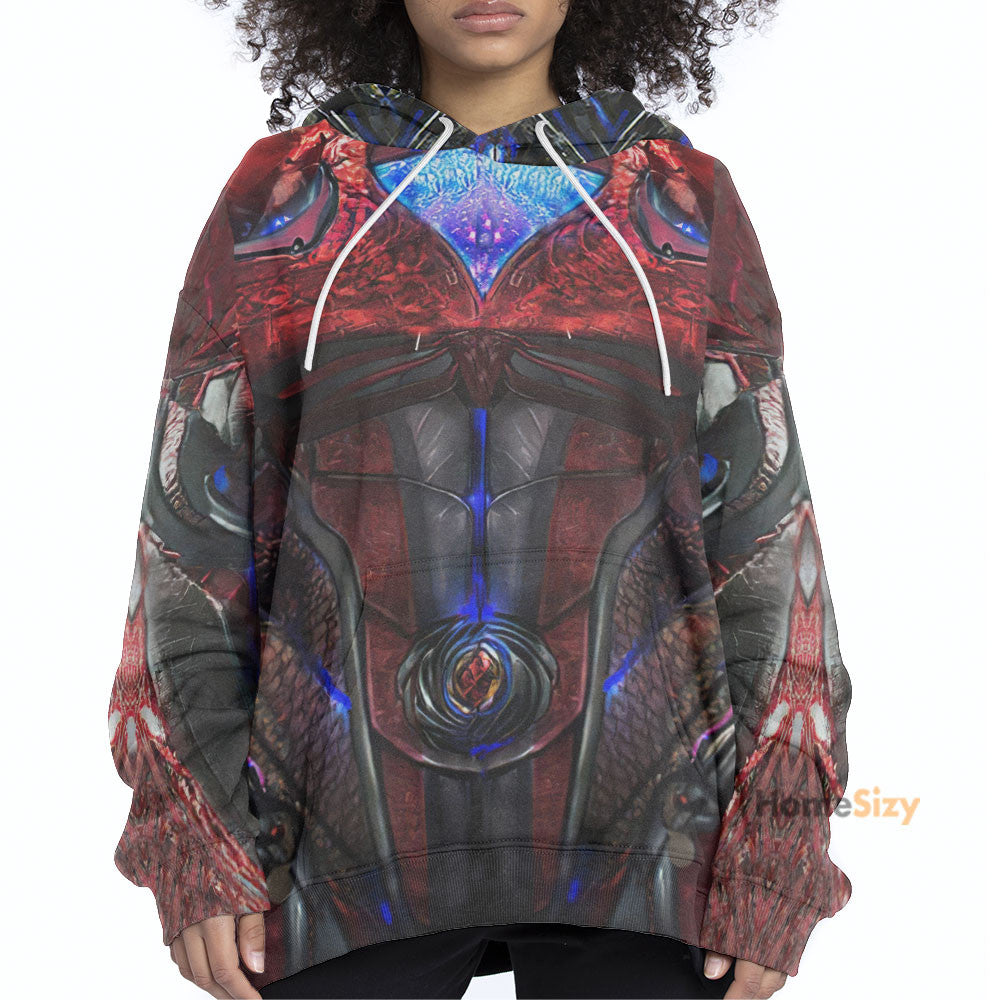 Red Power Ranger 2017 Custom Cosplay Costume Hoodie QT205181Hf