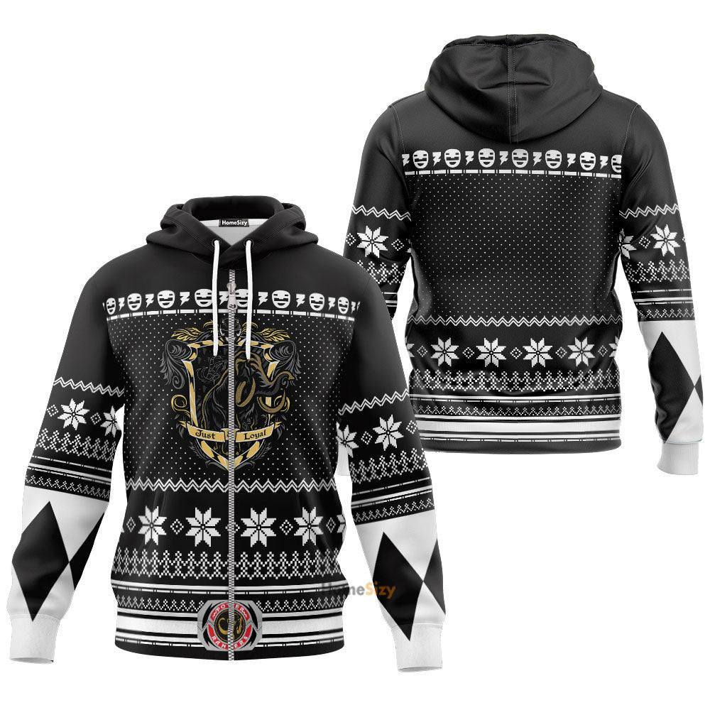 Black Power Ranger Christmas Custom Tshirt Hoodie QT212266Hc