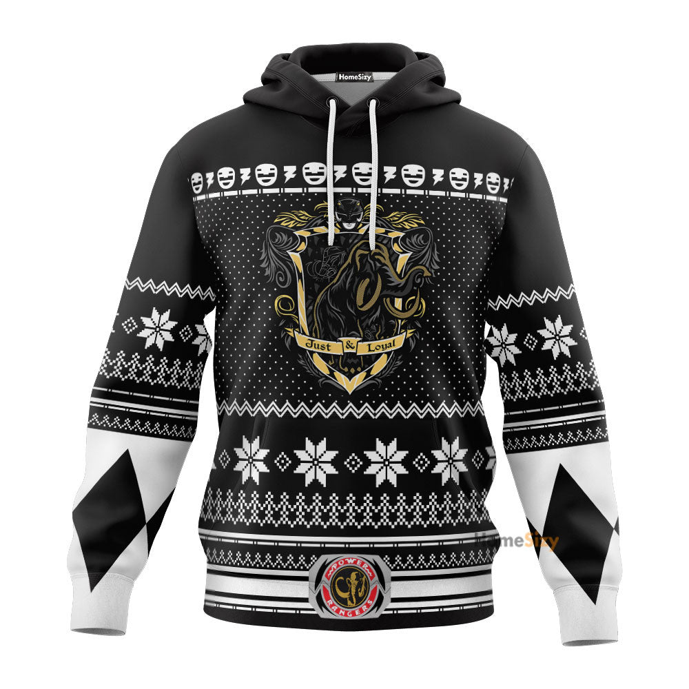 Black Power Ranger Christmas Custom Tshirt Hoodie QT212266Hc