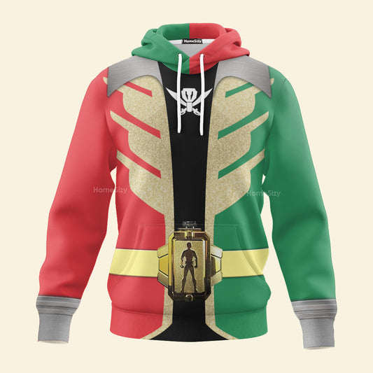 Power Rangers Super Megaforce Christmas Cosplay Costume - Hoodie QT4091401