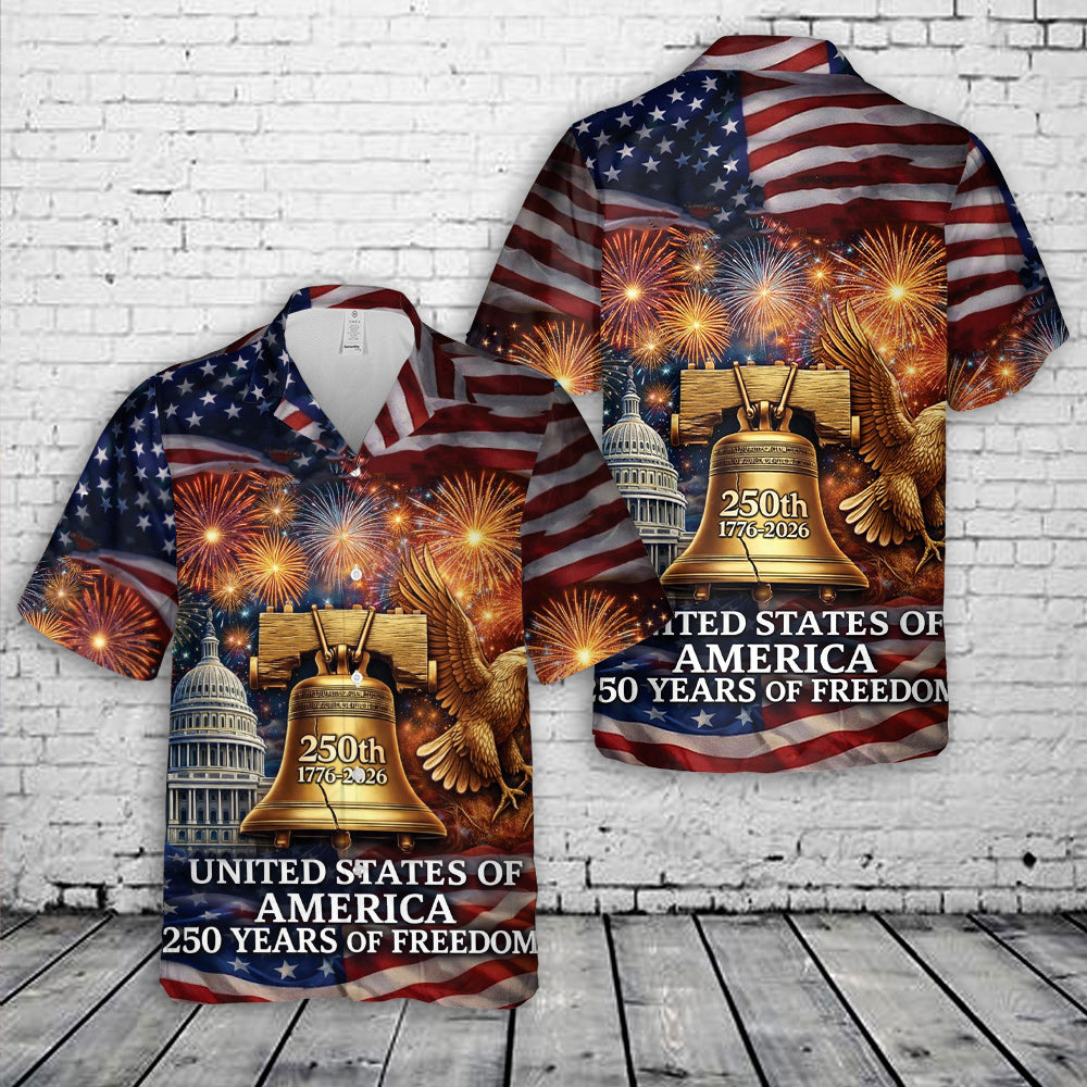 1776-2026 250th Anniversary Hawaiian Shirt