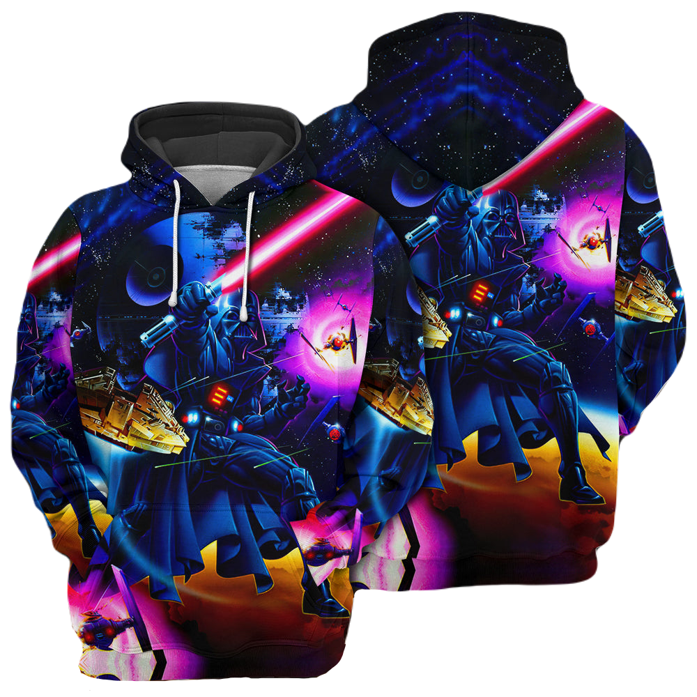 Starwars Hoodie Anakin Skywalker Darth Vader Death Star Graphic Hoodie Colorful Unisex