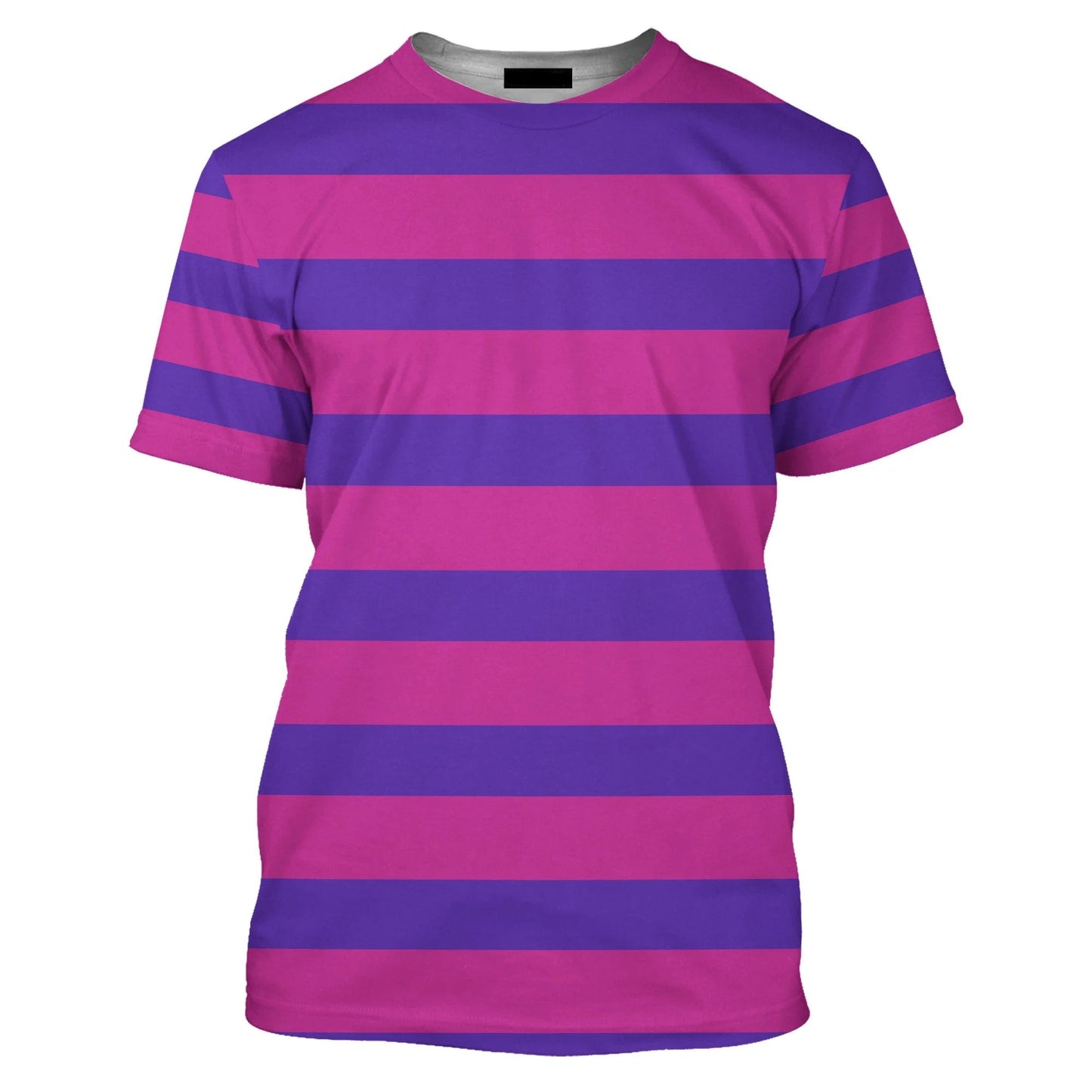 Disney T-Shirt Cheshire Cat Alice In Wonderland Costume T-Shirt Pink Purple Unisex Adults New Release - Trendy Gift For Men & Women