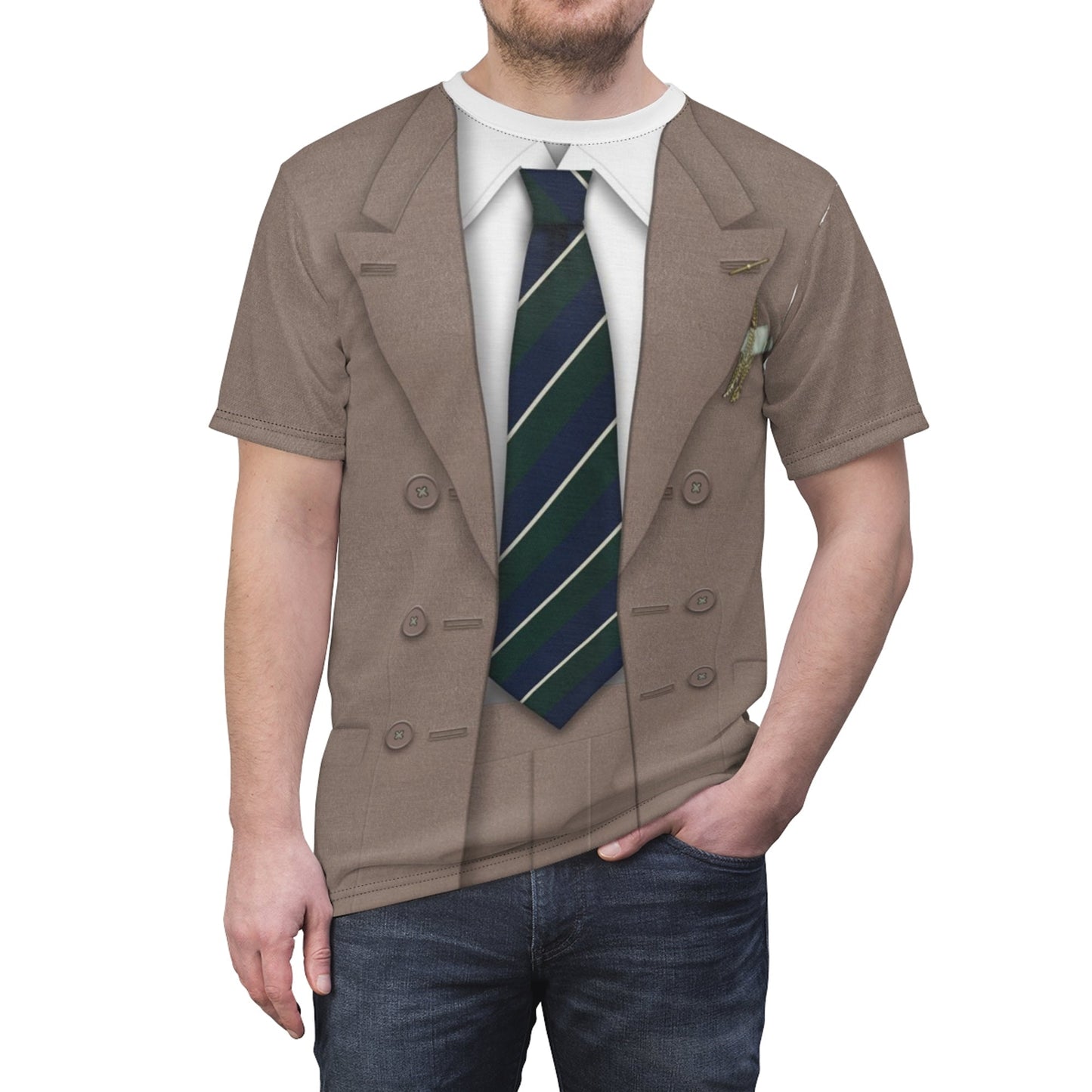 Marcus Brody Indiana Jones Costume T-Shirt For Men