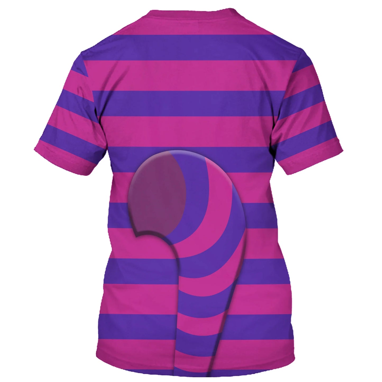 Disney T-Shirt Cheshire Cat Alice In Wonderland Costume T-Shirt Pink Purple Unisex Adults New Release - Trendy Gift For Men & Women