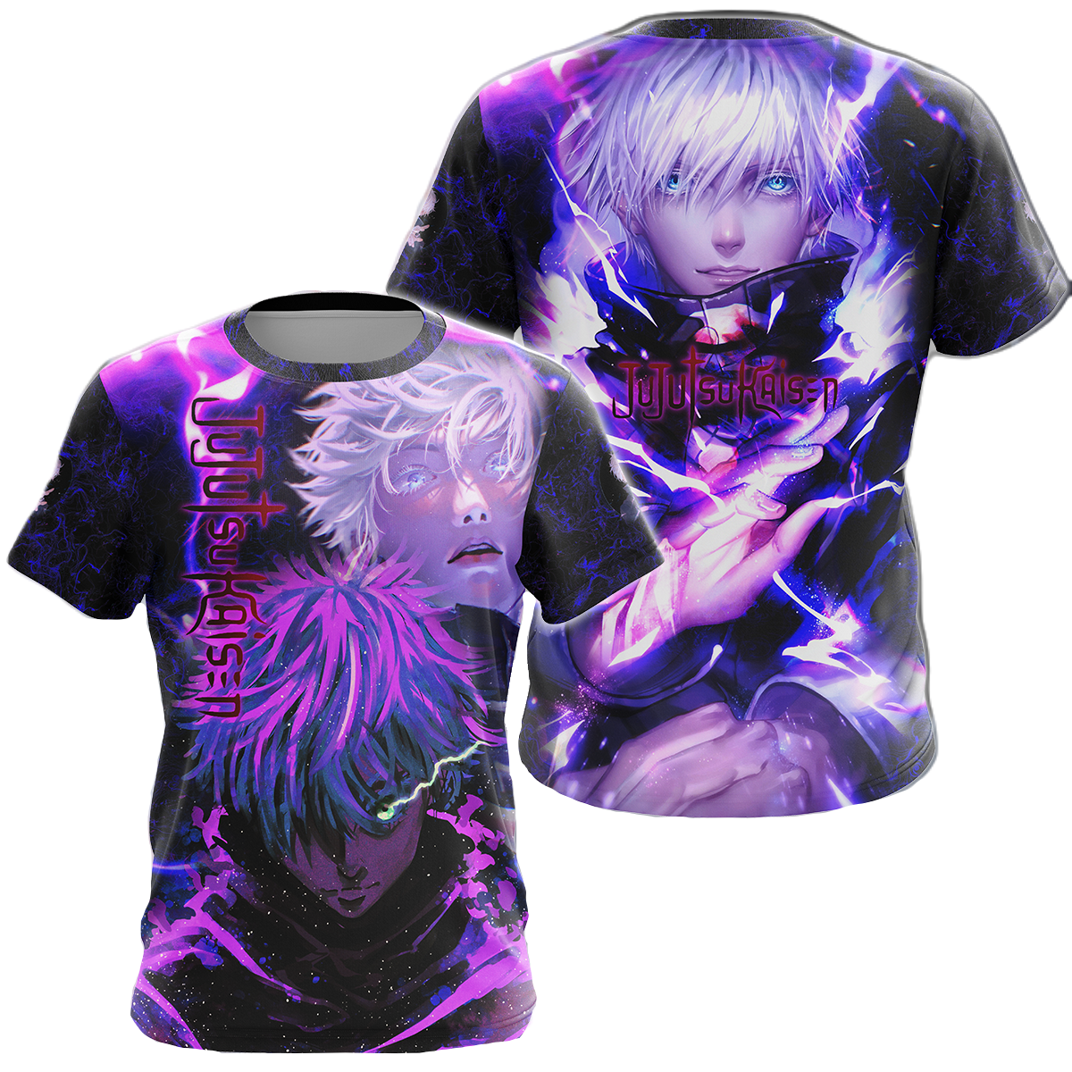 Jujutsu Kaisen Hoodie Jujutsu Kaisen Gojo Satoru Limitless Cursed Hoodie Purple Black Unisex - Cozy Hoodie For Cold Weather