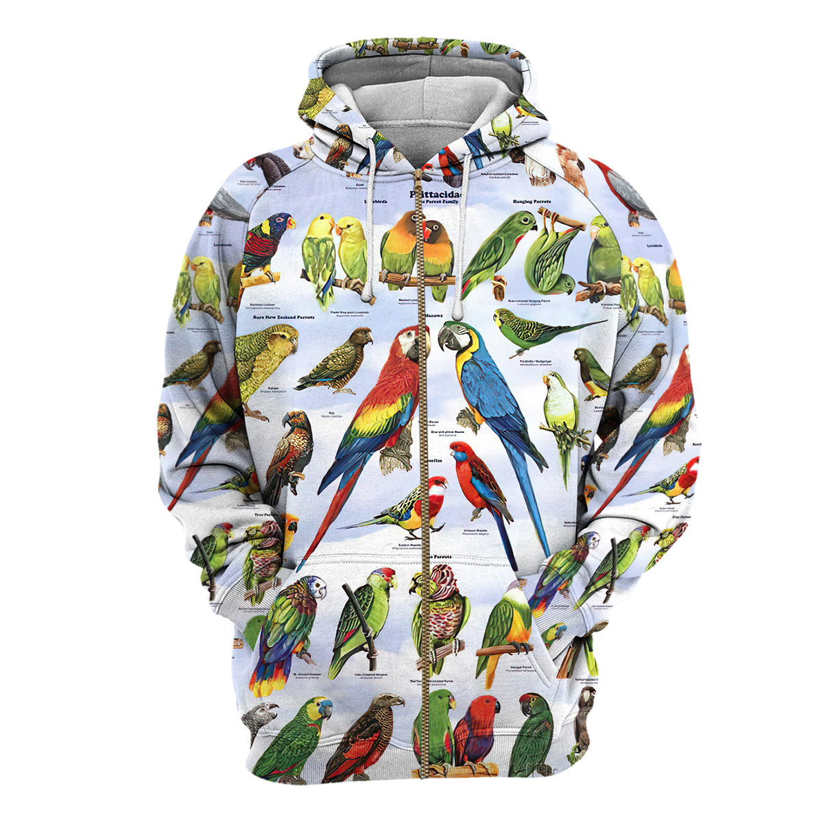 Parrot - All Over Printed Shirt