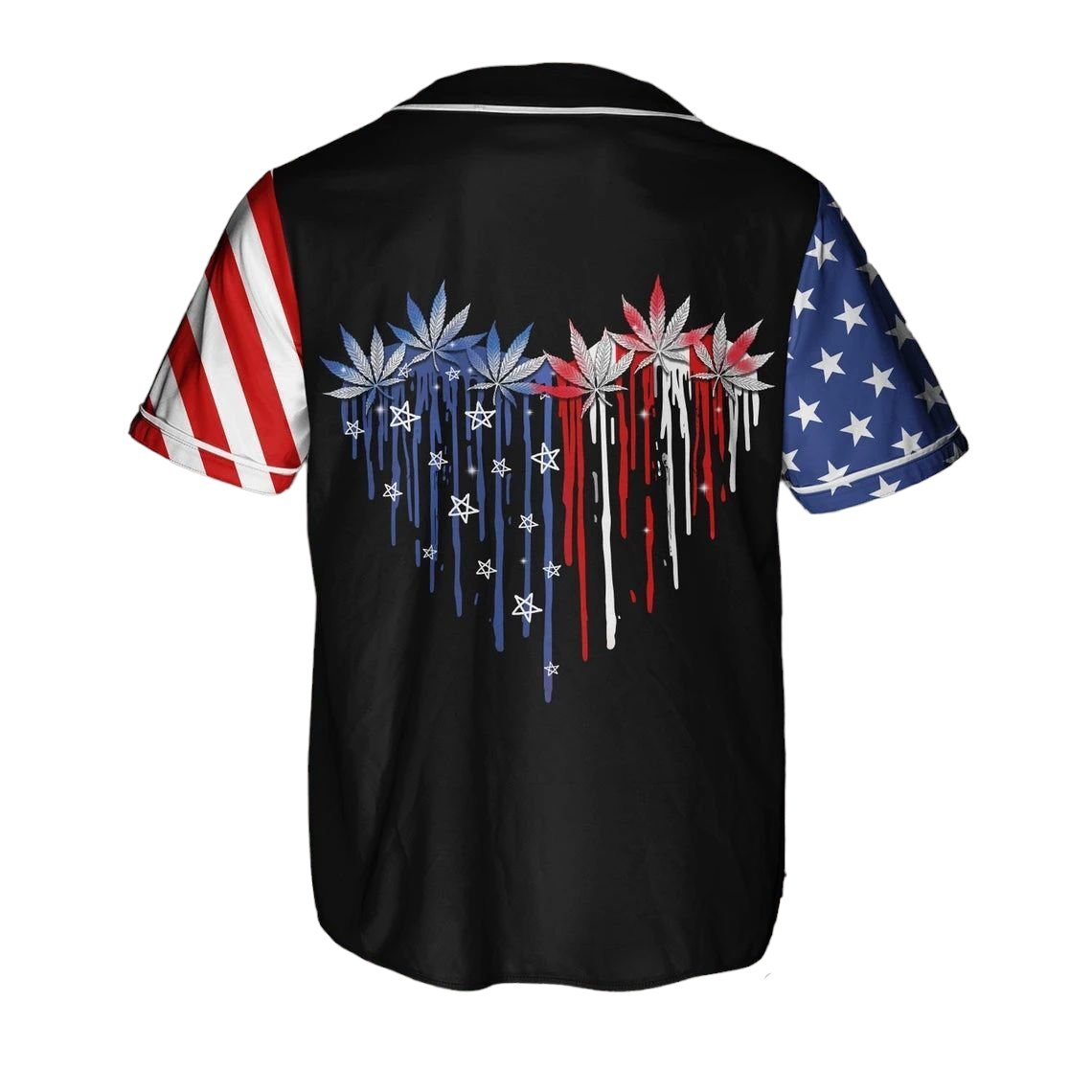 Independence Day Jersey American Flag USA Heart Shape Independence Day Black Jersey Shirt 04th of July Baseball for Men