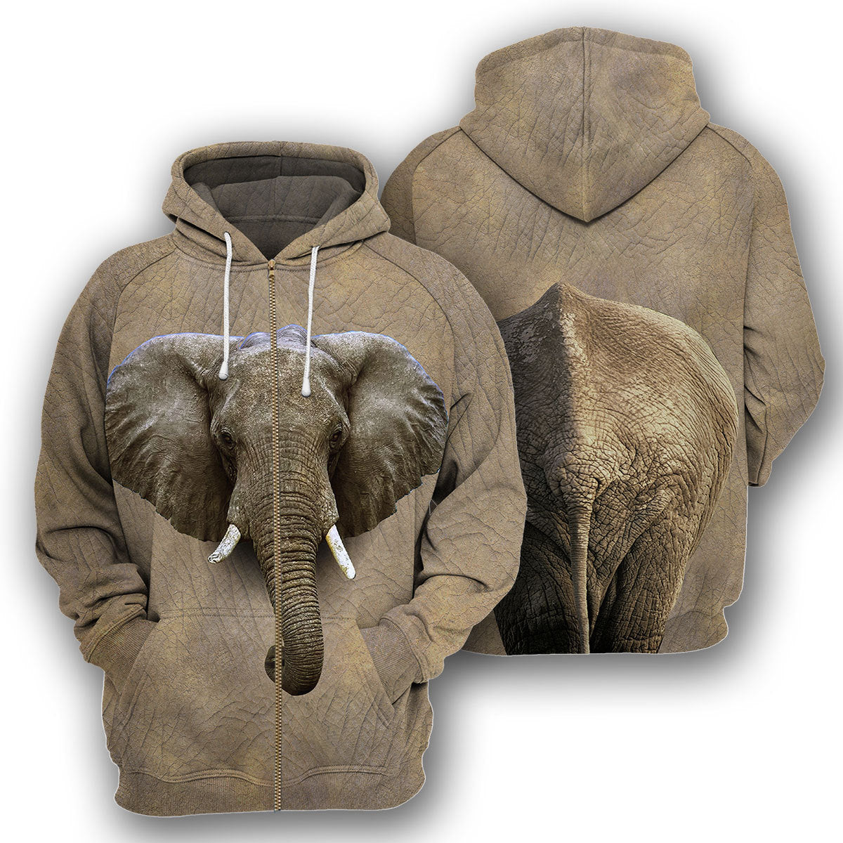 Elephant - All Over Printed Shirt