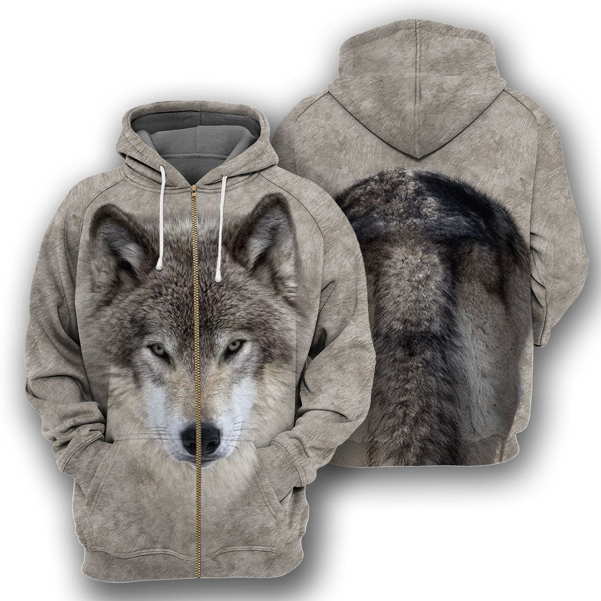 Wolf - All Over Printed Shirt