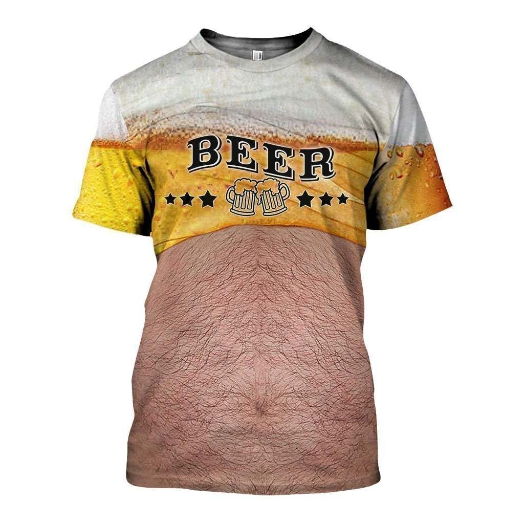 Guinness Hoodie Beer Belly Graphic Funny T-Shirt Colorful Unisex - Trendy Gift For Men & Women