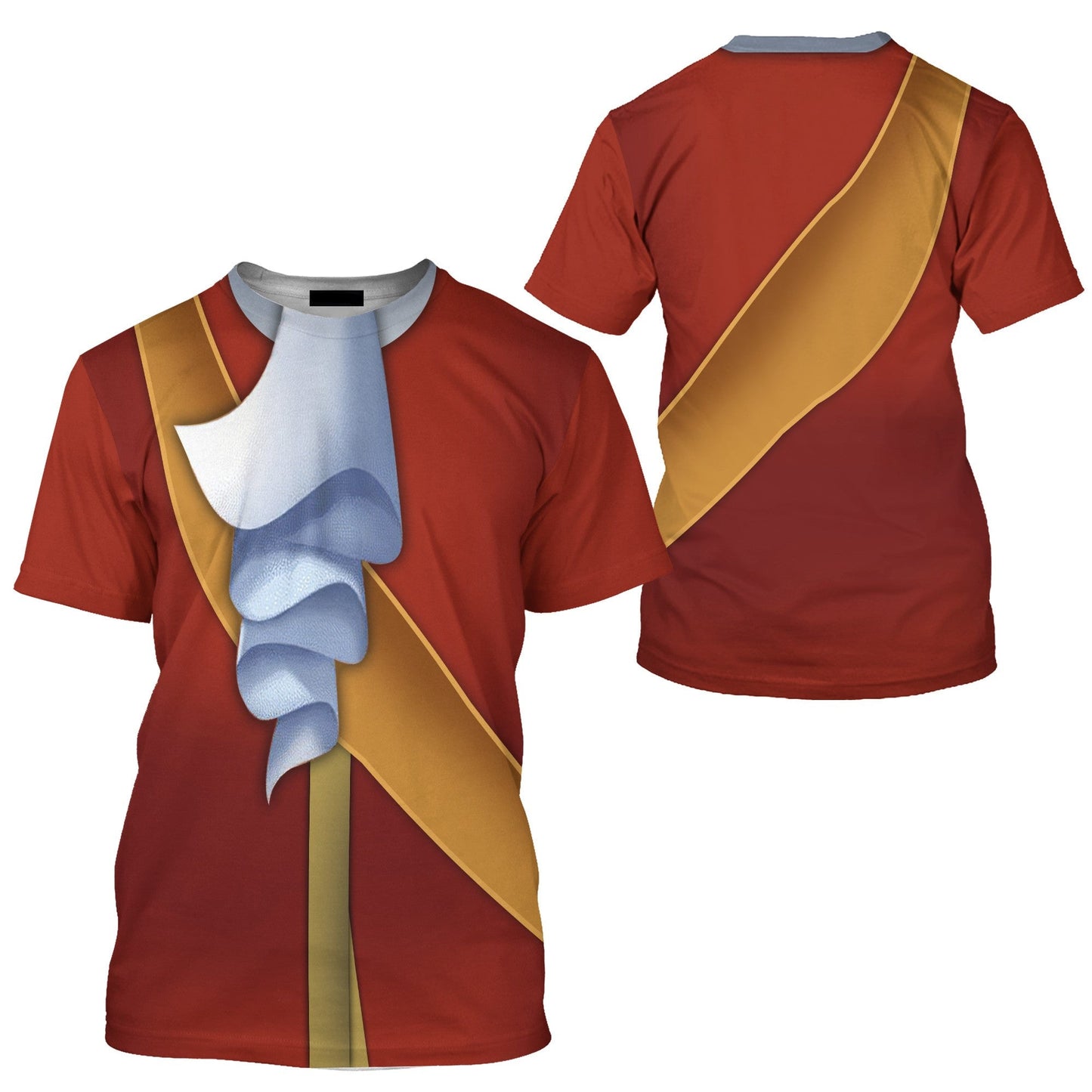 Disney T-Shirt Captain Hook Villain Costume T-Shirt Red Unisex Adults New Release - Trendy Gift For Men & Women