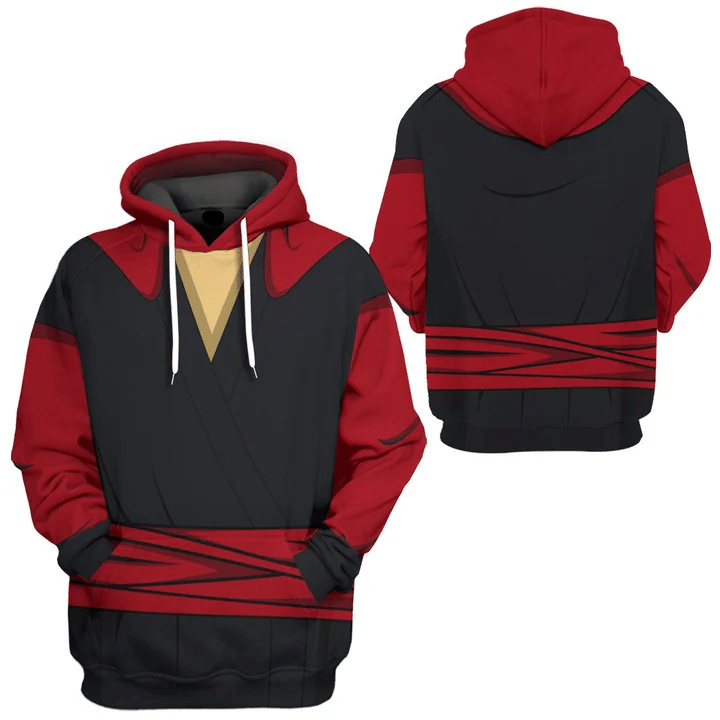 Disney Hoodie Jafar Villain Costume T-Shirt Red Black Unisex Adults New Release - Trendy Gift For Men & Women