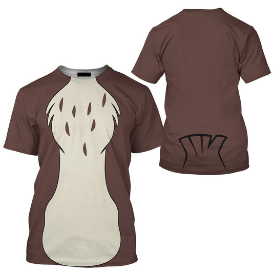 Disney T-Shirt Owl Winnie The Pooh Costume T-Shirt Brown Unisex Adults New Release - Trendy Gift For Men & Women