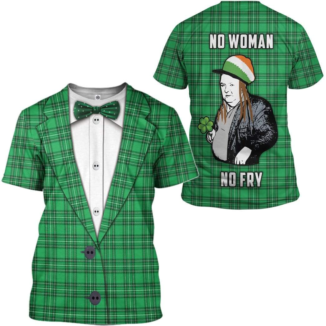 No Woman No Fry Losty T-Shirt 3D For Men & Women