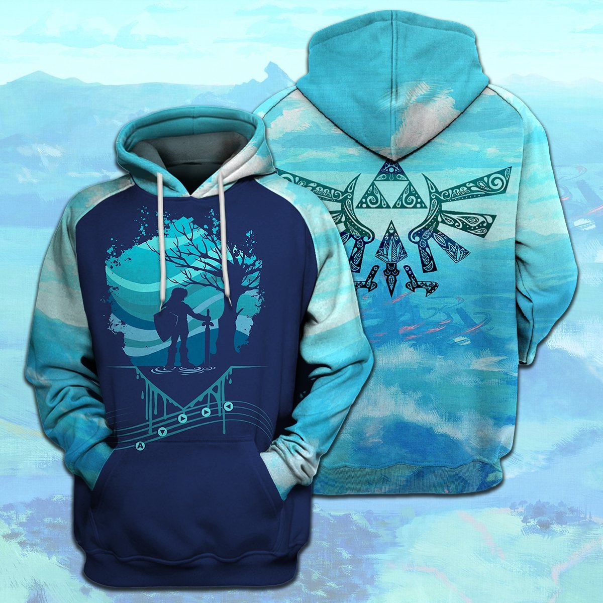Legend Of Zelda Shirt Hyrule's Warrior Hyrule's Symbol Silhouette T-shirt Legend Of Zelda Hoodie Legend Of Zelda Tank