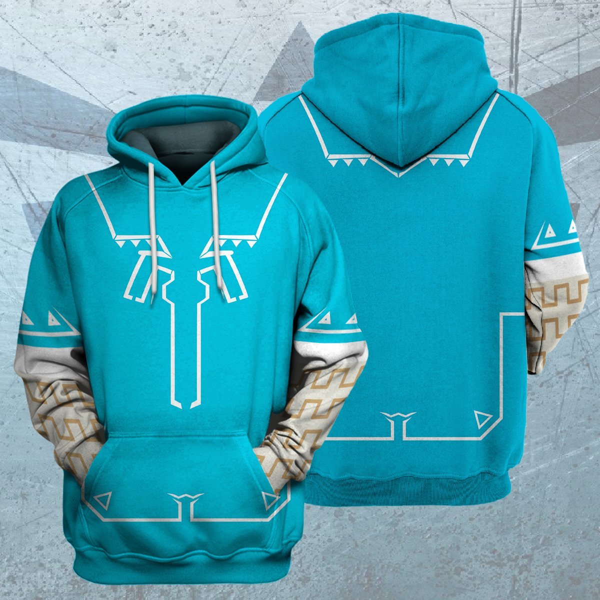 Legend Of Zelda Shirt Link Breath Of The Wild Costume Blue T-shirt Legend Of Zelda Hoodie Sweater Tank