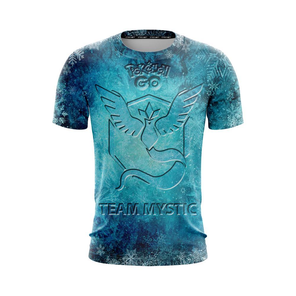 Pokemon T-Shirt Pokemon Go Articuno Team Mystic T-Shirt Blue Unisex - Trendy Gift For Men & Women