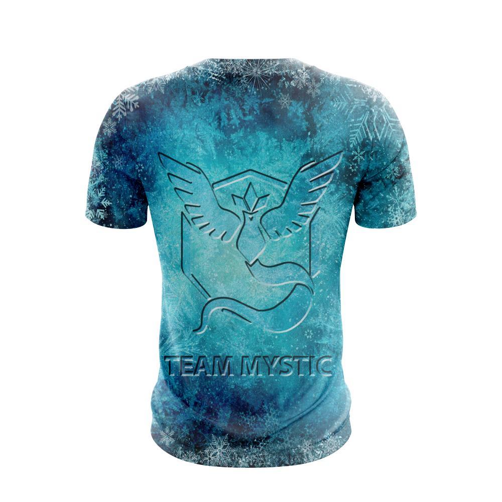 Pokemon T-Shirt Pokemon Go Articuno Team Mystic T-Shirt Blue Unisex - Trendy Gift For Men & Women