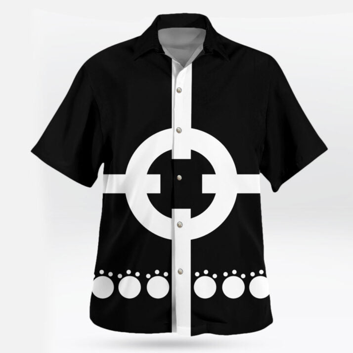 Bartholomew Kuma Inspired Target Pattern Hawaiian Shirt