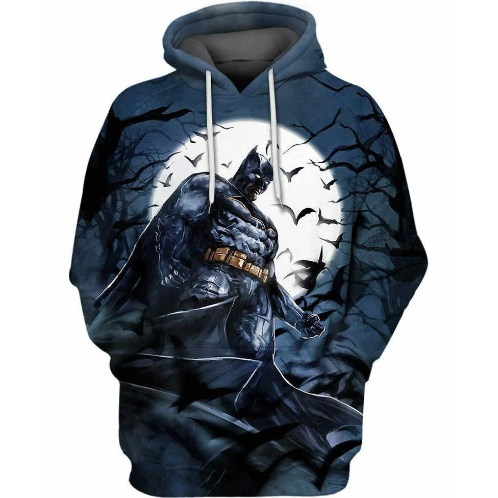 Batman Hoodie Dc Batman Dark Knight Rises Hoodie Black Unisex - Cozy Hoodie For Cold Weather