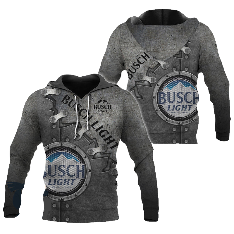 Busch Light Hoodie Busch Light Mechanical Hoodie Colorful Unisex - Cozy Hoodie For Cold Weather