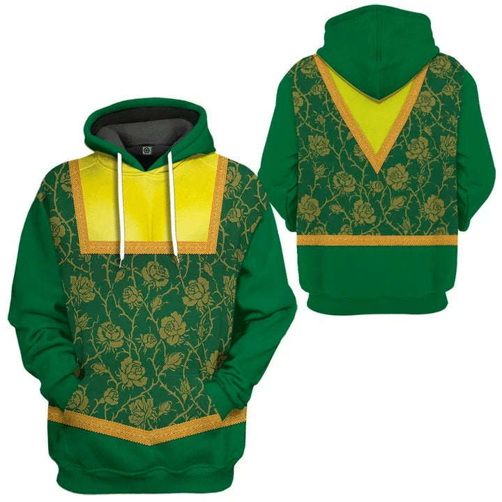 Shrek Hoodie Shrek Fiona Princess Costume Hoodie Green Unisex - Cozy Hoodie For Cold Weather