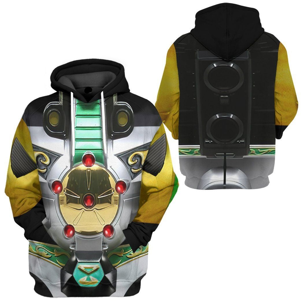 Power Ranger Hoodie Mighty Morphin Power Rangers Dragonzord Hoodie Colorful Unisex - Cozy Hoodie For Cold Weather